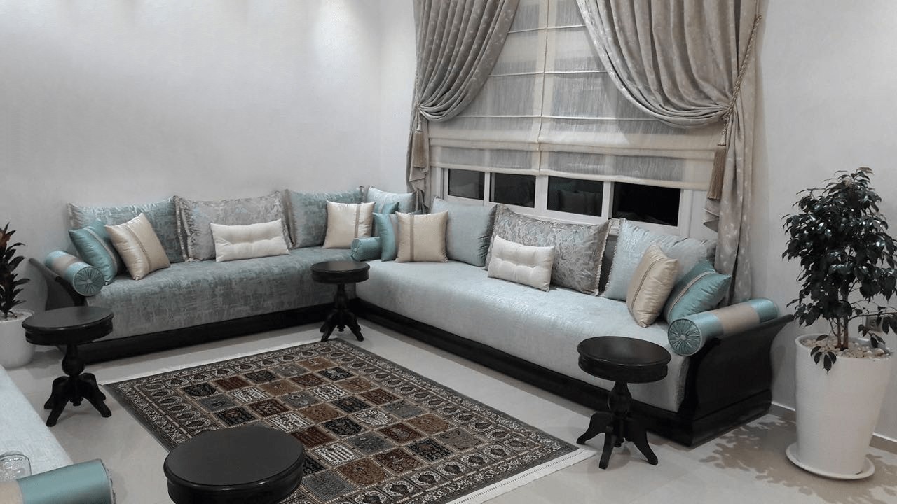 Nouveau modèle du salon marocain à banquettes 2019
