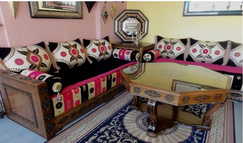 Tissus pour salon marocain traditionnel