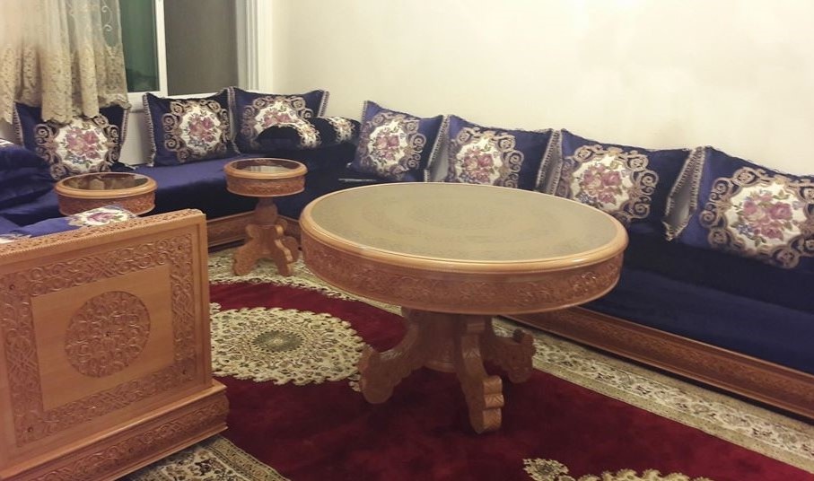 Table pour salon marocain traditionnel